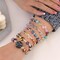 200PCS 8MM Bedazzling Irisedent Glass Beads, Crystal Star Beads(Star-8MM)